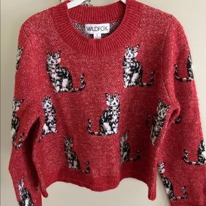Wildfox Seeing Cats Dali Sweater NWT Size Small